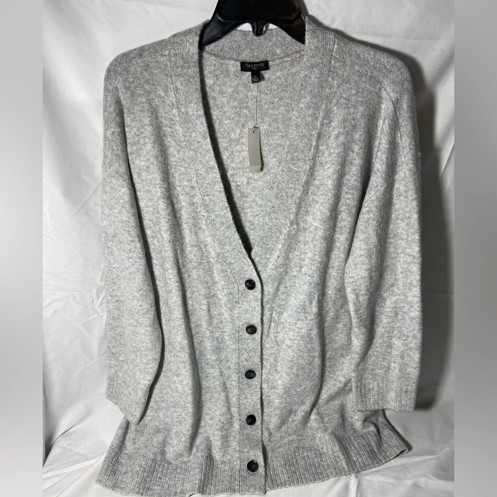 NWT Talbots plus button down 3/4 sleeved women’s cardigan size X or XL Capsule